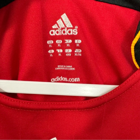 Adidas FIFA Soccer Germany 2006-2008 National Team Away Jersey Men's Size XL Red - Picture 5 of 10